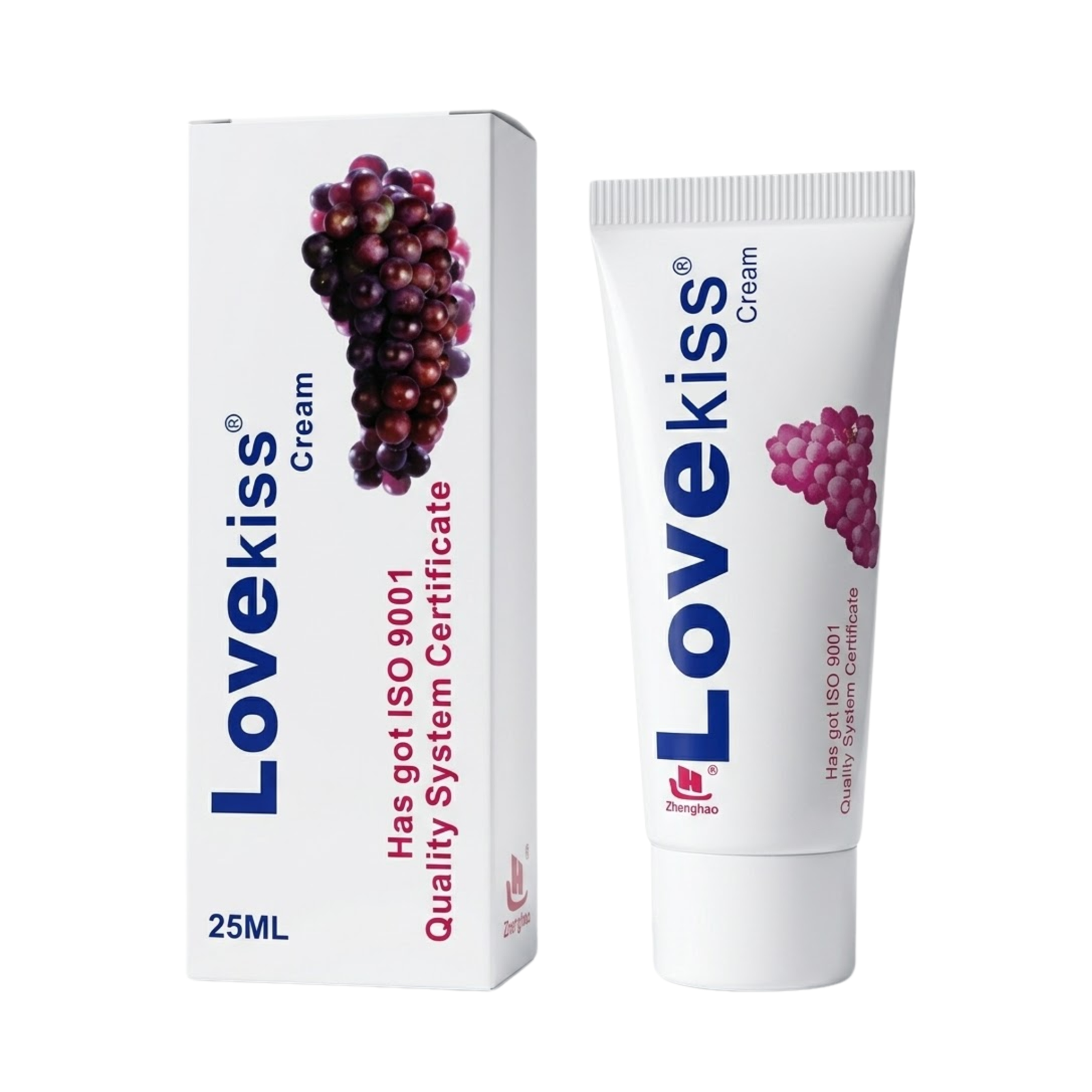 Lubricante Comestible Sabor Uva 25 ml Lovekiss
