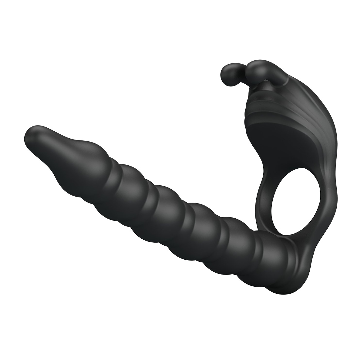 Anillo Vibrador Doble Penetración con Estimulación de Clítoris - Imagen 4